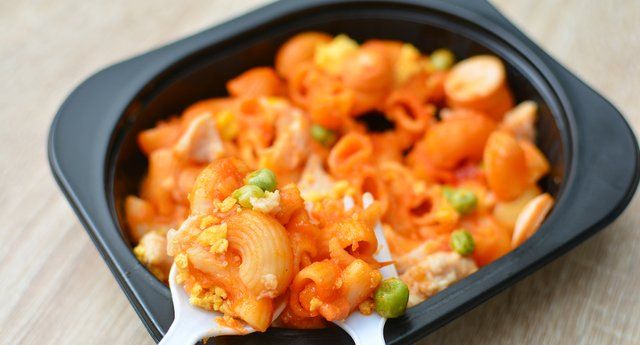 Takeaway food plastic container