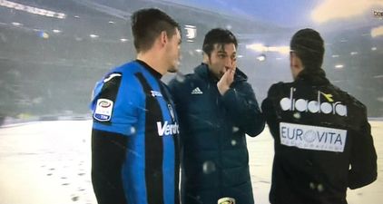 PICS: Incoming weather front already causing havoc as Juventus match postponed due to blizzard