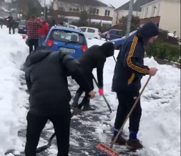 “We don’t all knock down stores,” says Ibrahim Halawa as Tallaght comes together to clean up streets after storm