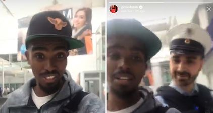 Mo Farah posts footage of himself being “racially harassed” in airport on Instagram