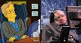 Stephen Hawking’s appearances on The Simpsons summed up how brilliant he was