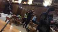 Trinity College protesters claim to be cut off from access to food, water and toilets while occupying college Dining Hall