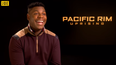 John Boyega talks about following in the footsteps of Idris Elba in Pacific Rim Uprising