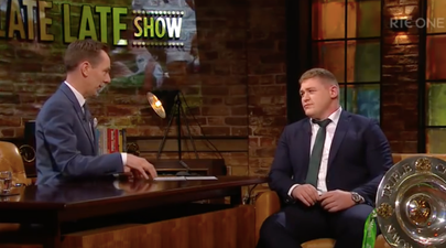 There was a lot of love for Tadhg Furlong on The Late Late Show