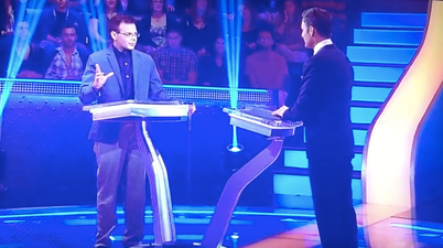 The moment a very cocky Who Wants To Be A Millionaire contestant got the first question wrong