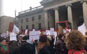Large crowds attend rallies organised after Belfast trial verdicts