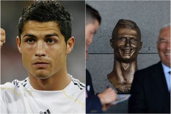 The sculptor who created that Cristiano Ronaldo bust has had a second attempt