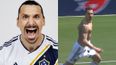 Zlatan Ibrahimović marks his LA Galaxy debut with a ridiculous 40-yard volley