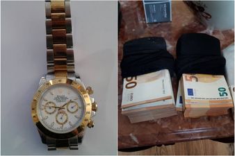 Gardaí seize Rolex watch, cocaine, cash and stolen cars amongst organised crime searches