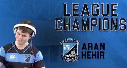 WATCH: Shannon rugby team celebrate league victory in suitably entertaining fashion