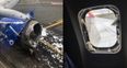 Passenger partially sucked through plane window following mid-flight engine damage