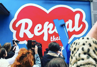 Protest held over removal of Maser Repeal mural from Project Arts Centre