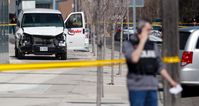 Nine people killed after van mounts pavement and drives into pedestrians in Toronto