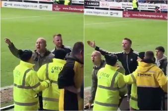 WATCH: Bolton fans clash with one another and attempt to get at manager in ugly altercation