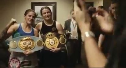 WATCH: Katie Taylor proves she is a class act during her backstage meeting with defeated opponent