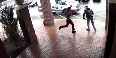 Badass granddad stops an armed suspect that’s running away from the police