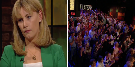 Emma Mhic Mhathúna receives an incredibly emotional standing ovation on the Late Late Show