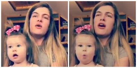 WATCH: One-year-old Irish girl is completely blown away by her mammy’s amazing singing voice
