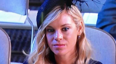Prince Harry’s ex-girlfriend’s expression at the royal wedding has become an instant meme