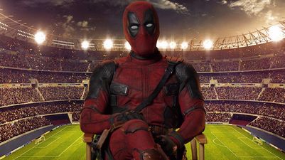 WATCH: Did you see Deadpool crashing the F.A. Cup final coverage?