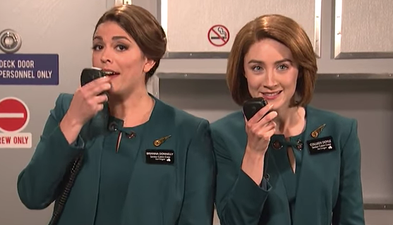 Saoirse Ronan explains that absolutely godawful Aer Lingus sketch from her time on SNL