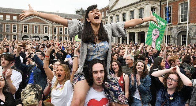 Eighth Amendment referendum priest Cork parents walk out