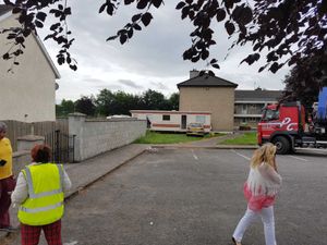 Residents in a housing estate in Cork engage in stand-off over mobile home row
