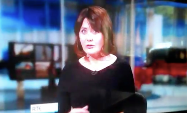 RTÉ News presenter mortified as she’s caught fixing herself on camera