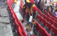 WATCH: Senegal fans take a leaf out of Irish fans book and clean up after themselves in stadium