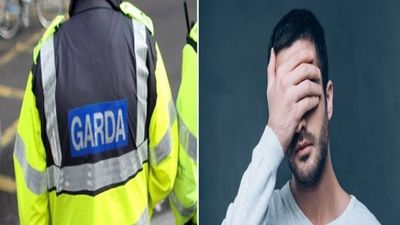 PIC: Garda seize car after driver parks it in the middle of busy Dublin footpath