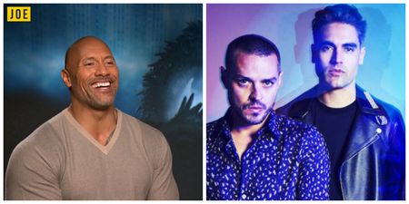 The Rock announces Jumanji sequel on Twitter, and somehow ends up in a feud with Busted