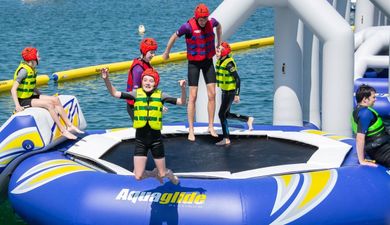 Dublin is getting an inflatable water park this weekend and it looks like some craic