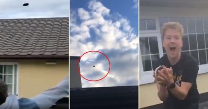 WATCH: Mayo lad catches a burger, thrown over a house, between two buns, and it’s as amazing as it sounds