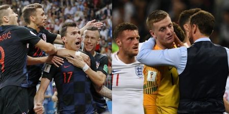 The Croatia squad have really stuck the knife into England after their semi-final win