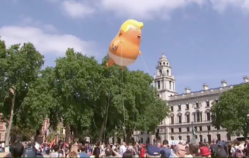 WATCH: The Donald Trump Baby Blimp has officially taken flight