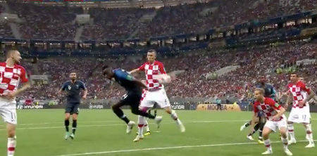 The decision to award France a penalty via VAR has provoked a furious reaction