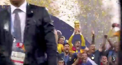 The World Cup trophy lift ended up being a massive clusterf**k
