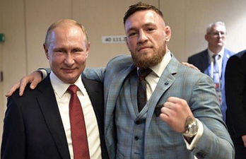 Conor McGregor met Vladimir Putin at the World Cup final and his comments are very controversial