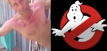 Naked man gets stuck in a gate, claims he was hunting ghosts