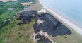 WATCH: Drone footage of Curracloe Beach after dune fire is startling
