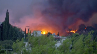 At least 50 people dead in Greece following wildfires