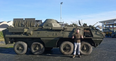 Somebody in Donegal is selling an Army personnel carrier on DoneDeal and it could be yours