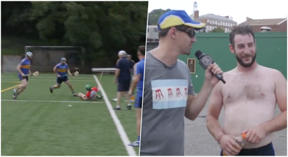 American website Barstool Sports have great fun finding out more about hurling