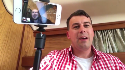 White supremacist interrupted by his angry father during live stream