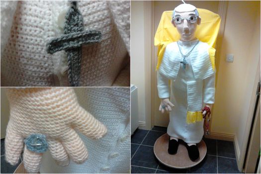 Crochet Pope Francis