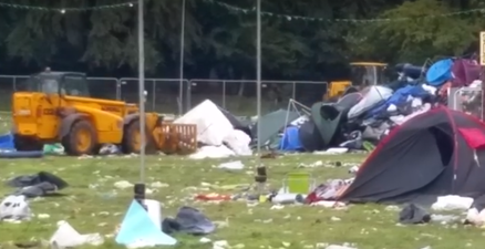 PICS: The Electric Picnic campsite has been left in an absolute state