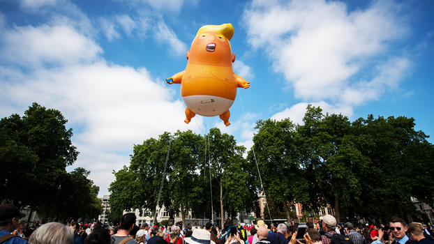 Trump baby blimp Ireland