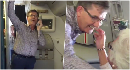 WATCH: Daniel O’Donnell delights woman on airplane by singing ‘Happy Birthday’