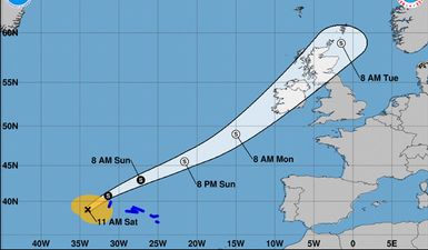 Met Éireann issue statement on path and strength of Tropical Storm Helene