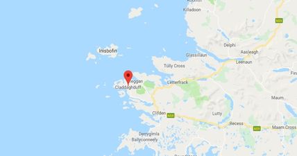Caravan with woman inside blown off a cliff in Galway